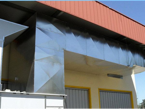 Impianto industriale refrigerazione trattamento aria Correggio